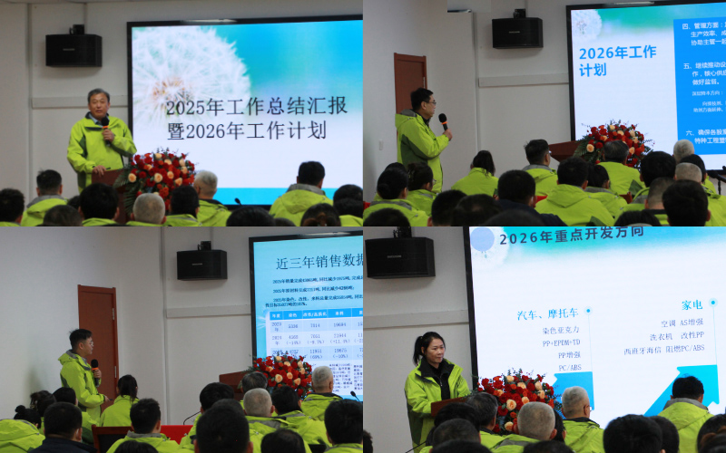 青島中新華美塑料有限公司年終總結(jié)會(huì)